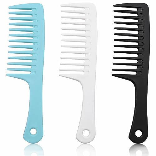 Peine de Dientes Anchos para Desenredar Cabello - Set x3 miniatura 1