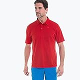 LIEFERUMFANG & DETAILS: Schöffel Polo Shirt Izmir1, Herren T-Shirt, Material: 96% Polyester, 4% Elasthan, Modellnummer: 22614, Model im Foto (186 cm) trägt Größe 50