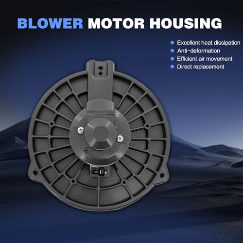 Image of AC Blower Motor with Fan Fit for 2006-2017 Chevy Equinox, 2012-2015 Captiva Sport, 2010-2017 GMC Terrain, 2006-2009 Pontiac Torrent, 2008-2010 Saturn Vue, HVAC Heater Blower Motor, 700211
