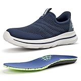 slip on pro 【Soutien Supérieur de la Voûte Plantaire】Conçues avec une semelle intérieure ergonomique, ces baskets offrent un soutien optimal de la voûte plantaire. Elles aident à aligner le pied et à réduire les douleurs liées à la marche prolongée, idéal pour les pieds plats ou fatigués.