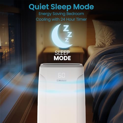 Belaco Air Conditioning Unit 12000 BTU with WiFi and Smart Functions, Portable Air Conditioner, 3-in-1 Dehumidifier Fan & Cooling Options, 24Hr Timer, Dual Window Kit - Image 4