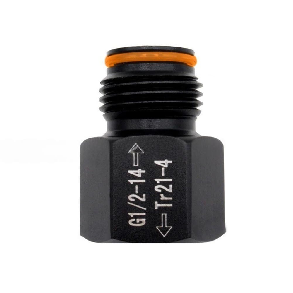 CTRLZS Sodas CO2 Converter Adapter Adaptor Female TR21-4 to Male G1/2-14 Connectors for Maker Cylinder Regulator