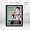 Lily Allen Signed Autograph Photo Print Poster Mounted Wall Art (10x12) Musician Artwork for Home & Office Decor Gift #1