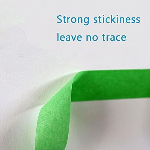 CORTNEY 3 Rolls Coloured Tape, 15mm x 13m Writable Painters Masking Tape, Painting Tape, Decorators Tape low tack Masking Tape, Art Supplies for Kids - Green, Yellow, Blue