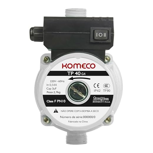 4.Pressurizador de Água 60Hz - 220v - Komeco