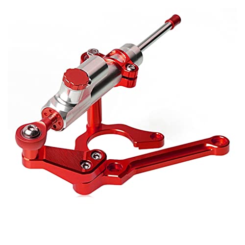 Amortisseur de direction pour Kawasaki Z900 2017-2018 avec support de stabilisation rouge