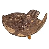 BEBEMOKO Kokosschalen Seifenhalter Fisch-Stil Aus Kokosnussschale Für Dusche Badezimmer Küche...