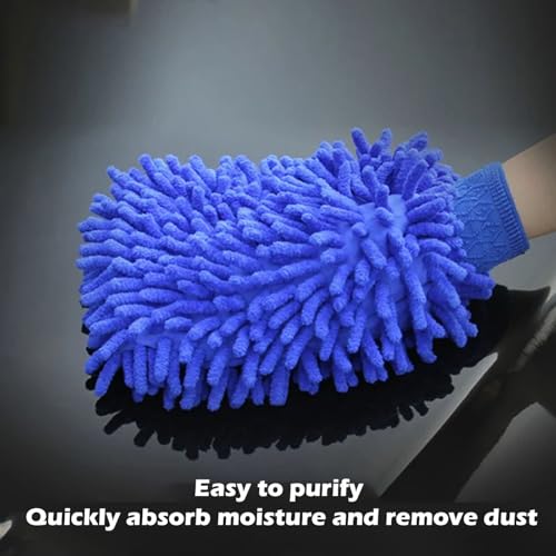 Image of OTO2EYE 5 PCs Microfiber Car Duster with Long Handle Car Cleaning Brush Exteriror and Interiror Car Cleaning Cloth Car Ac Vent Cleaner Brush for Car, Motorbike, SUVs Car Cleaning Kit (Combo 3)