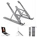 Produktbild Laptop Ständer, 9-Stufe Aluminium Laptop Stand, Tragbar Höhenverstellbarer Belüfteter Notebook Ständer Kompatibel mit MacBook Pro Air, Lenovo, Dell, 10-15,6  Laptops Tablet, Schwarz