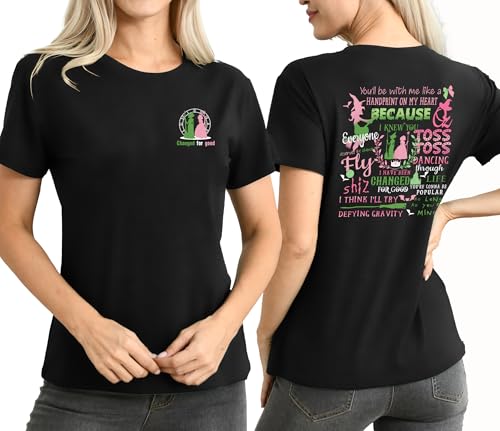 Musical Shirt for Women Witch and Princess Changed for Good T Shirts - image 2