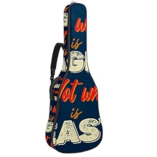 Housse de transport étanche pour guitare avec bandoulière réglable Motif ethnique Fleurs, Multicolore 04, 42.9×16.9×4.7… - Les Beatles, Paul McCartney, John Lennon, RIngo Starr, George Harrison