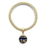 Klassifizierung: Armband DIYthinker Damen License Plate Usa American Car Anzahl goldenen Armband Laufende Anhänger Schmuck-Kette
