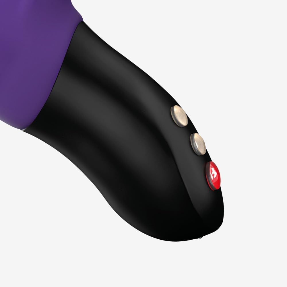 Fun Factory BI STRONIC FUSION - Vibratore urti | Sex toy rabbit punto G clitoride | Vibratori donna sesso realistico | Silicone | Viola