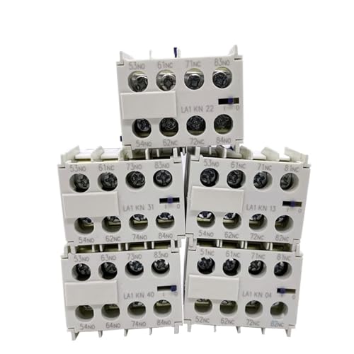Contactor auxiliar LA1KN31 y bloque de contactos para automatización industrial