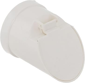 PVC Drain Pipe Valve, Odour Proof Prevention Auto Close Anti-Backflow Device for Septic Tank Sewage Outlet Way50mm
