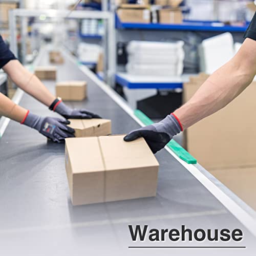 Kaygo Safety Work Gloves Microfoam Nitrile Coated-3 Pairs, Kg18Nb,Seamless Knit Nylon Glove With Black Micro-Foam Nitrile Grip,Ideal For General Purpose,Automotive,Home Improvement,Large #TOP4