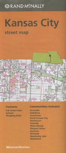 Rand McNally Kansas City Street Map Paperback – Folded Map, March 1, 2013