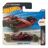 Photo of the Hot Wheels Scuderia Ferrari HP Formula 1 1:64 Scale Diecast Toy Vehicle Red