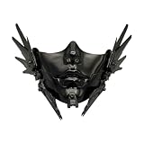SpedUpX Maschera da cosplay Cyberpunk Mecha dal design futuristico bionico
