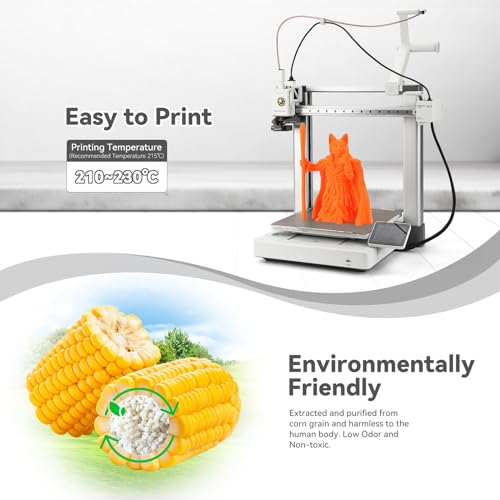 Image of 3DHoJor PLA Pro (PLA+) Filament 1.75mm, 3D Printer Filament, Cardboard Spool, Dimensional Accuracy + /- 0.03 mm Orange, 1kg