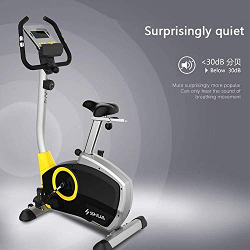 Image of Exercise Bike /Folding Exercise Bike Magnetic Upright Bicycle with Speed Time Distance for Home Office /Aerobic Training