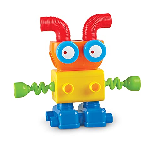 Learning Resources 1-2-3 Build It! Robot Factory, Fine Motor Toy, Robot Building Set For Unisex Children Ages 2+ #TOP4
