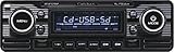 Caliber RCD120/B Radio CD/MP3/USB/SD Rétro Vintage Noir