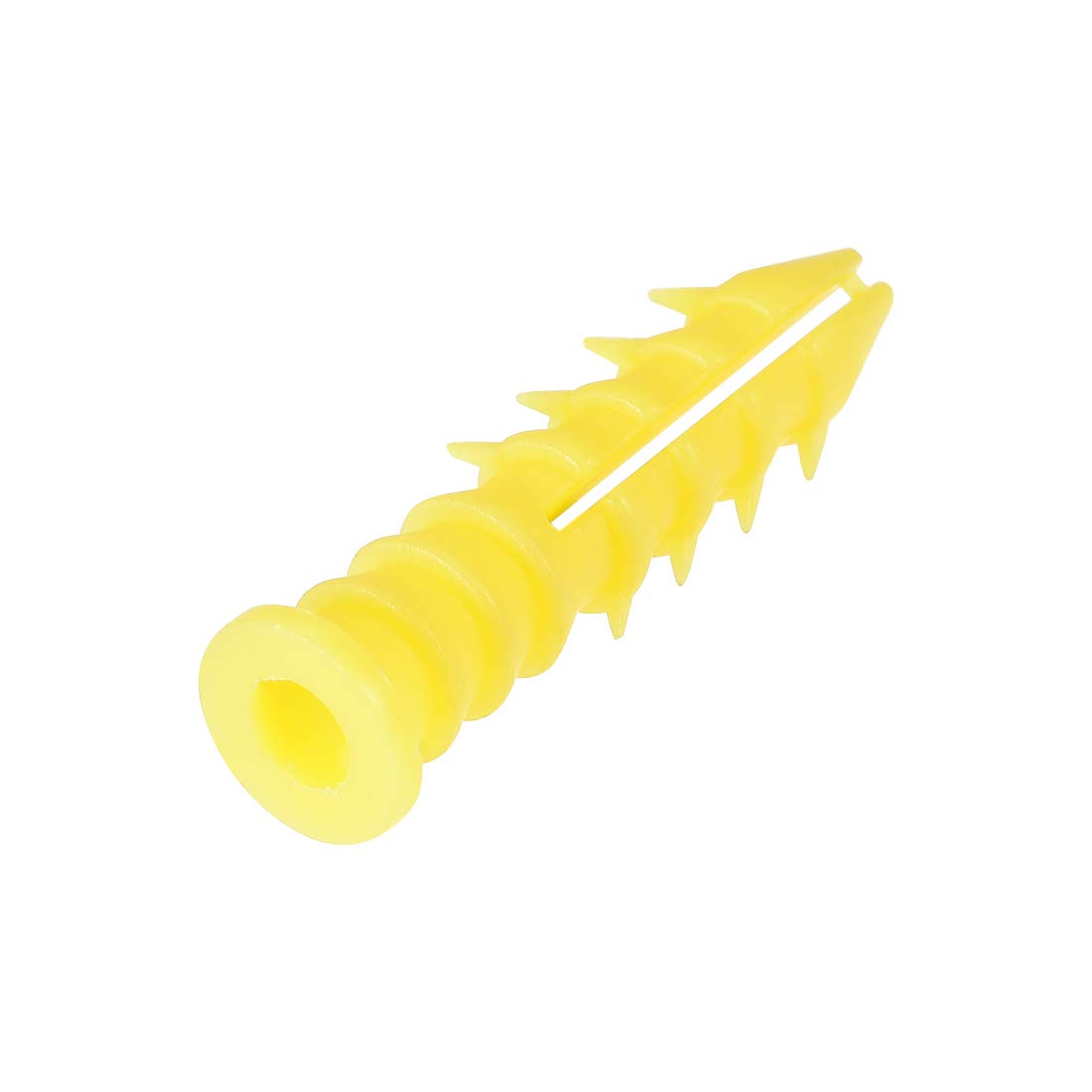 Wanddübel, 100 Stück 8 mm x 35 mm Kunststoff-Expansionsrohrsäule Betonankerwand Gelb for Hausgarten-DIY-Anwendung
