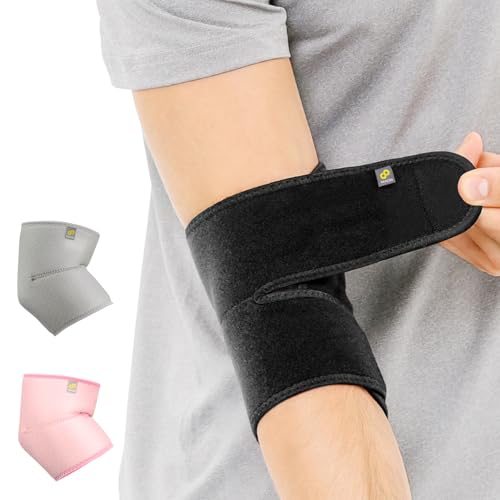 Bracoo Ellenbogenbandage, Ellenbogen Bandage Herren Damen, Atmungsaktive...