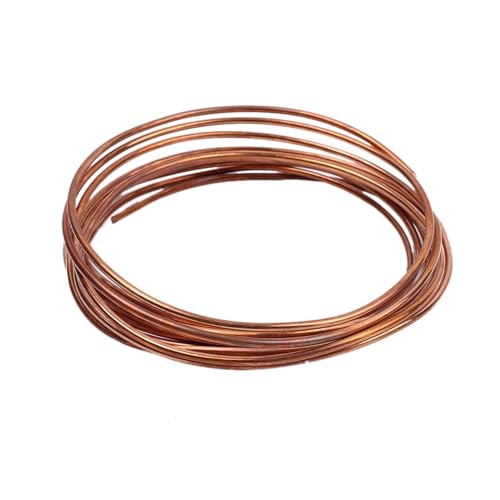 Outdoor Extension 10 Meters Pure Copper Wire Cable DIY T2 Bare Copper Wire Coil Copper Winding Wire 0.1mm 0.2mm 0.3mm 0.4mm 0.5mm 0.6mm 0.7mm 0.8mm Solar sheathed(Size:0.6mm 10meter)