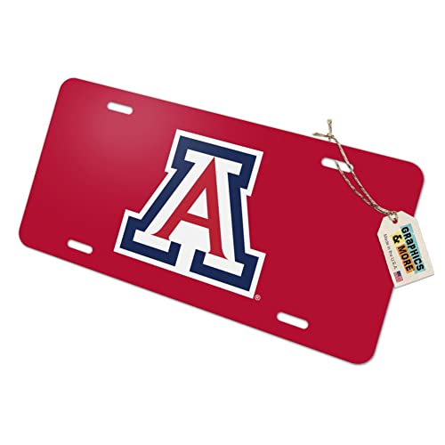 University of Arizona Wildcats Novelty Metal Vanity Tag License Plate by GRAPHICS & MORE - Used condition - US$12.43