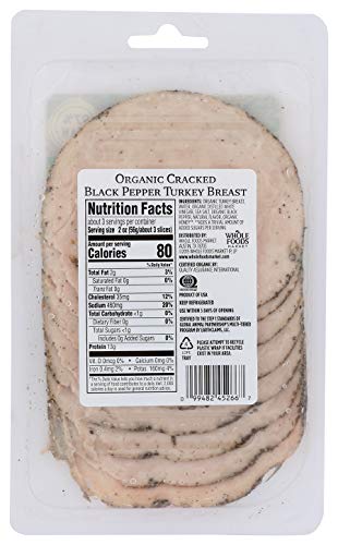 365 By Whole Foods Market, Turkey Black Pepper Sliced Organic, 6 Ounce #TOP2