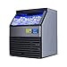 Produktbild Kommerzielles EIS, 125Kg/24H Eiswürfelbereiter Mit 30Kg Eisspeicherkapazität, Freistehende Eiswürfelmaschine Für Bar, Zuhause, Büro, Restaurant