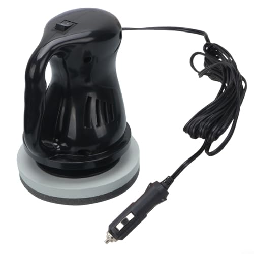 HavenDomicile Pulidor de coche, 12 V compacto de mano para encerar y acristalar, herramienta portátil de detalles automáticos para automóviles, motocicletas y barcos