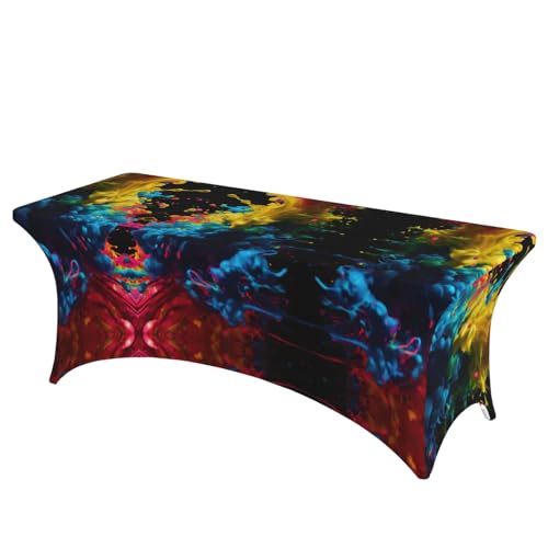 Nappe rectangulaire extensible EdWal anti-plis pour fête et mariage
