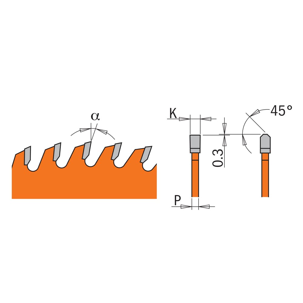 CMT-LAMA DENTE TRAPEZOIDALE HW 160x2.2/1.6x20+2 Z48 TCG 5POS