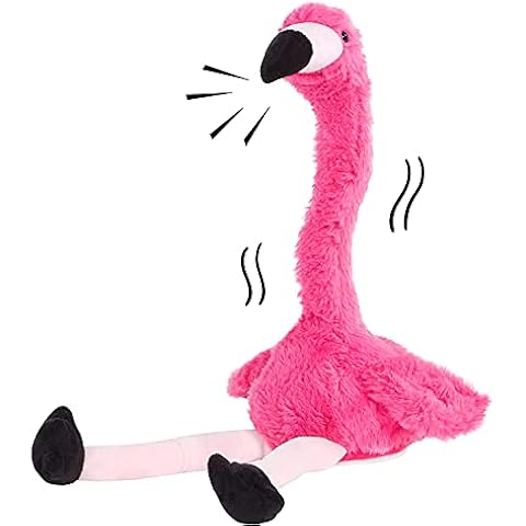Srliya Talking Flamingo Toy, Electric Interactive Animal Dancing Plush Toy Gift for Kids Cover