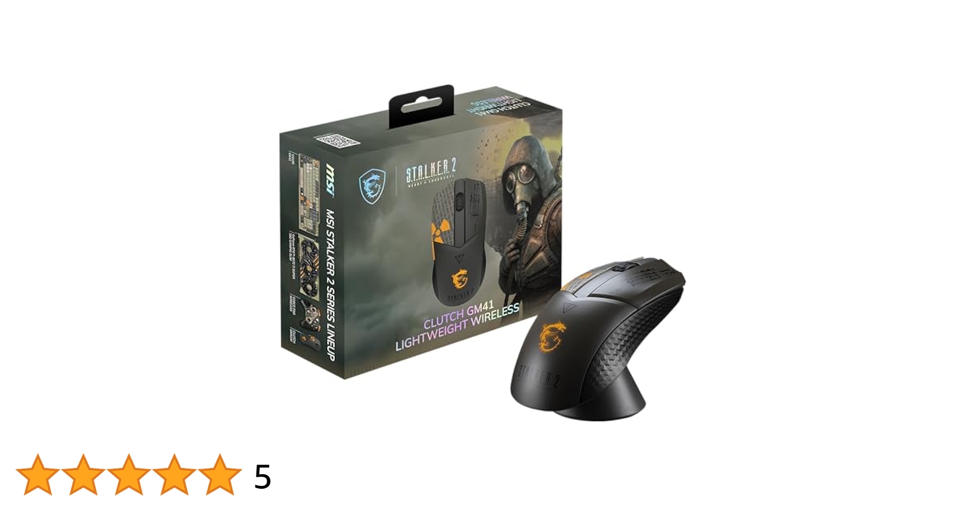 MSI GM41 STALKER 2 ワイヤレスマウス 本体 CLUTCH GM41 LIGHTWEIGHT WIRELESS STALKER 2 EDITION