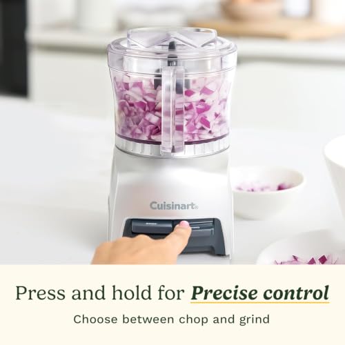 Image of Cuisinart Pixie Chopper Mini Food Processor | 220-240V |0.7L Bowl|2 Settings to Chop, Puree, Grind & Whip|Auto-Reversing SmartPower Blade|BladeLock System|Compact, Space-Saving Design|Dishwasher-Safe
