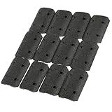 TEEWOOM Polymer Wide Rail Pressure Switch Cable Guides Clips for M System Hunting and Shooting Black