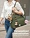 pecute Hundetasche für Kleine Hunde 4kg, Tragetasche Hund Hundetragetasche Leichte, Faltbare Hundetransportbox, Katzen Transporttasche für Unterwegs (Dunkelgrün)