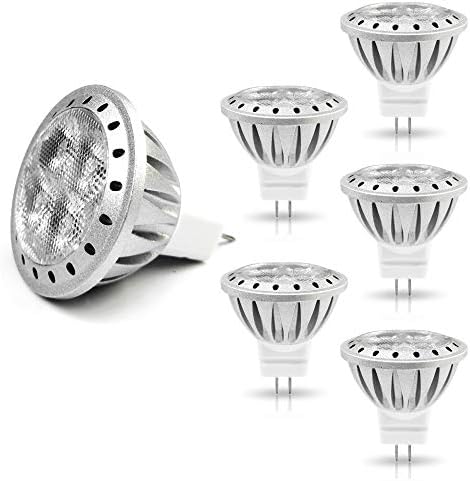 ALIDE MR11 GU4 Led Bulbs,Replace 20W 35W Halogen Equivalent,2700K Soft Warm White,12V MR11 LED 3W Low Voltage Bulb Spotlight for Outdoor Landscape Track Lighting,Not Dimmable,250lm,30 Deg,6 Pack