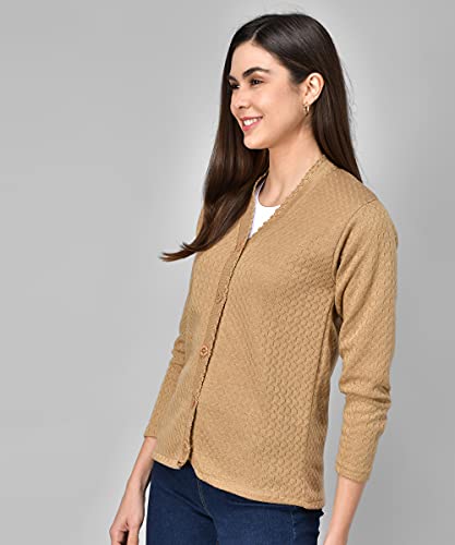 Image of eKools Women's Winterwear Woolen Sweater Cardigans
