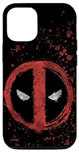 iPhone 12/12 Pro Marvel Deadpool Wade Wilson Icon Paint Splatter Case
