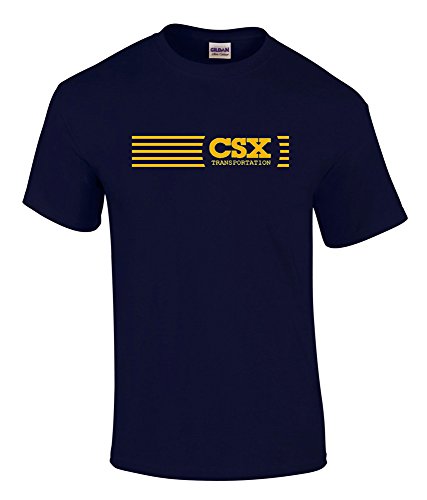 Daylight Sales CSX Railroad Logo Tee Shirt Navy Adult 2XL [tee22]