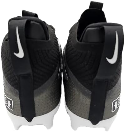 Nike Men's Alpha Menace Elite 4 Football Cleats 'Black White' (FZ7701-001) - Size 14.5 - Image 8