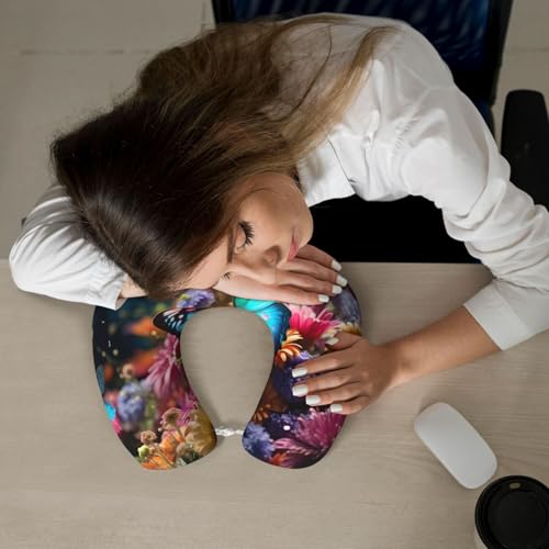 Almohada de poliéster tamaño único cervical negra miniatura 7
