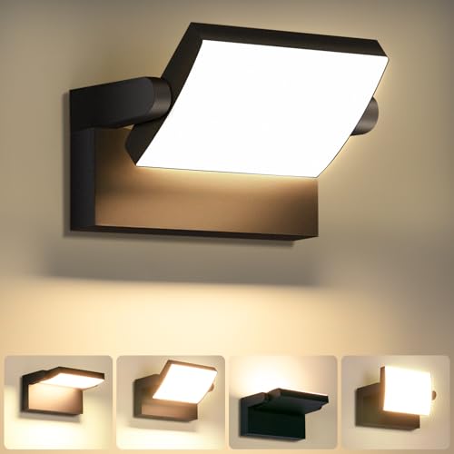 GXXG 40W Outdoor LED Wall Light with 350 Rotatable Panel