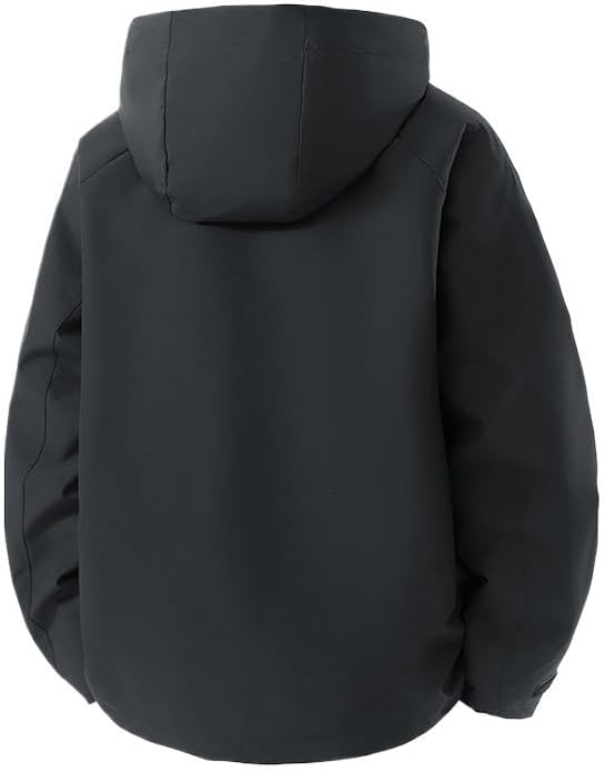 Mens Waterproof Outdoor Jacket Hooded Fall Casual Sport Windproof Lightweight Shell Jackets for Men