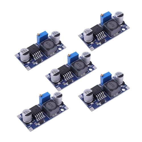 5 Piezas Convertidor DC-DC Regulador De Tensión Ajustable De 3.2V A 40V A 1.25V A 35V, Módulo Step Down De Alimentación Eficiente Regulador De Voltaje Ajustable Step down Step up Converter
